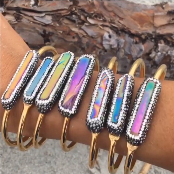 LAST 1!🦄Druzy Unicorn Handmade Bangle - Picture 2 of 8